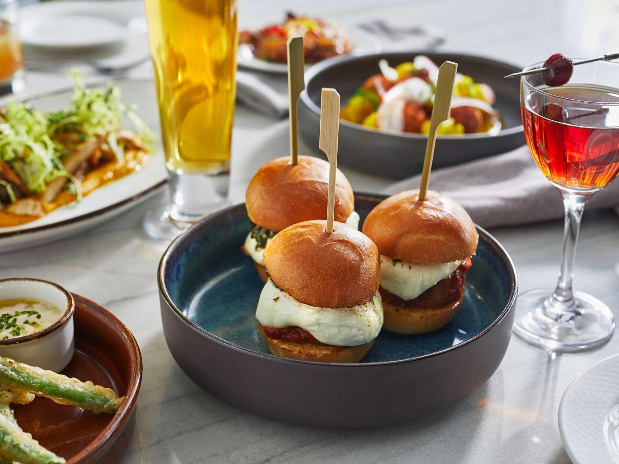Sofitel Chicago Magnificent Mile Hotel Bagian luar foto A selection of tapas